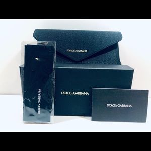 Dolce & Gabbana Eye/Sunglasses Case + Accesories